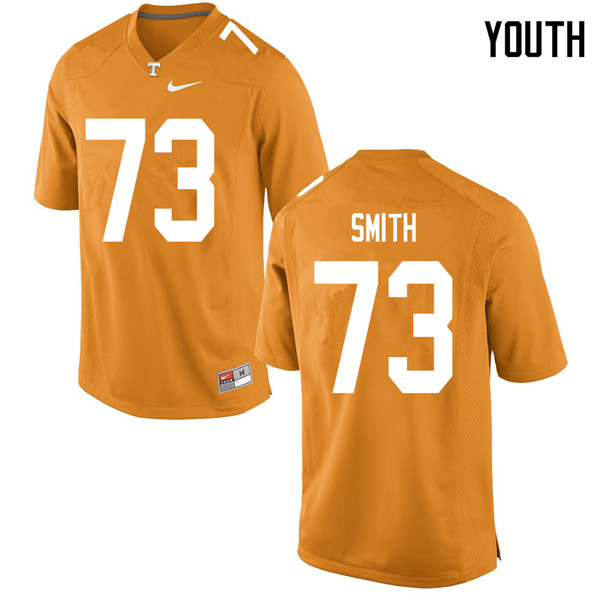 Youth #73 Trey Smith Tennessee Volunteers College Football Jerseys Sale-Orange